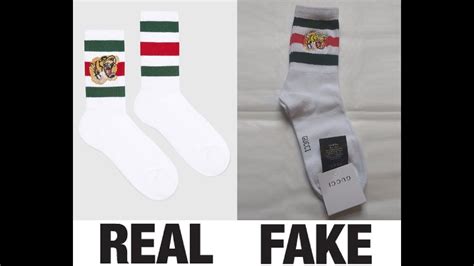 gucci lion socks fake|Gucci counterfeit spotting.